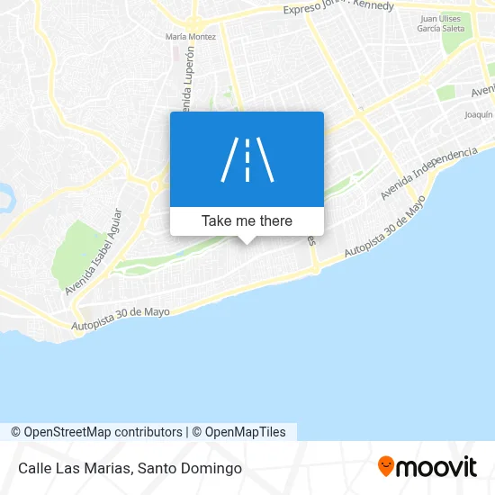 Mapa de Calle Las Marias