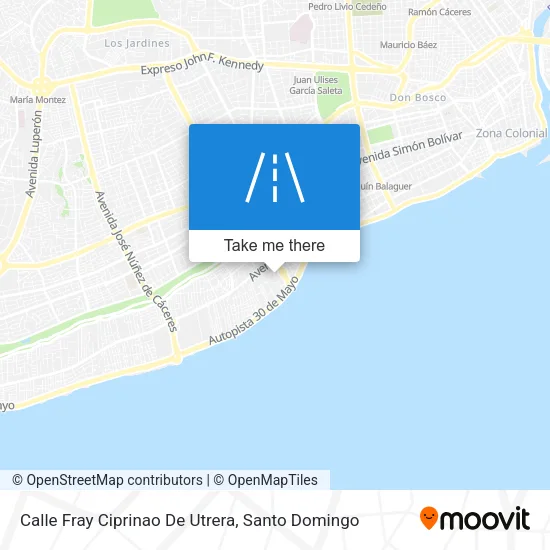 Calle Fray Ciprinao De Utrera map