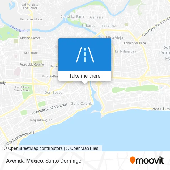 Avenida México map