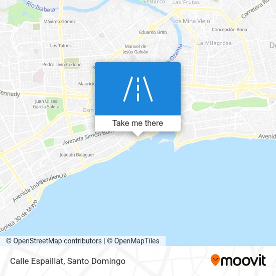 Calle Espaillat map