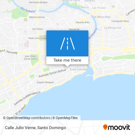 Calle Julio Verne map
