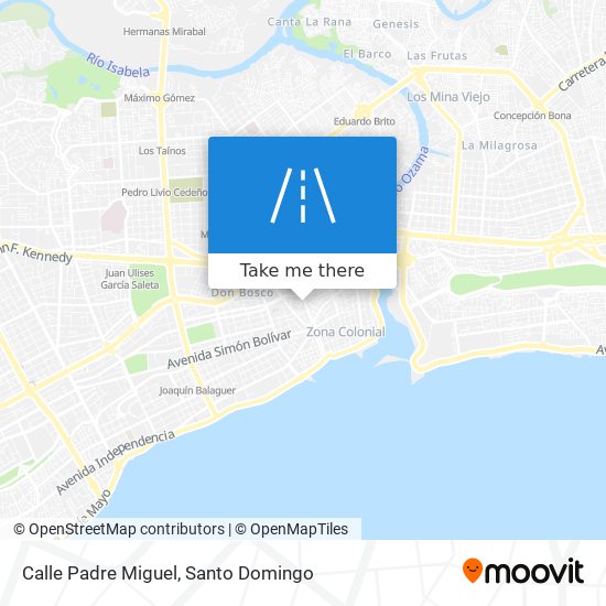 Calle Padre Miguel map