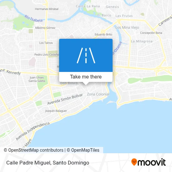 Calle Padre Miguel map