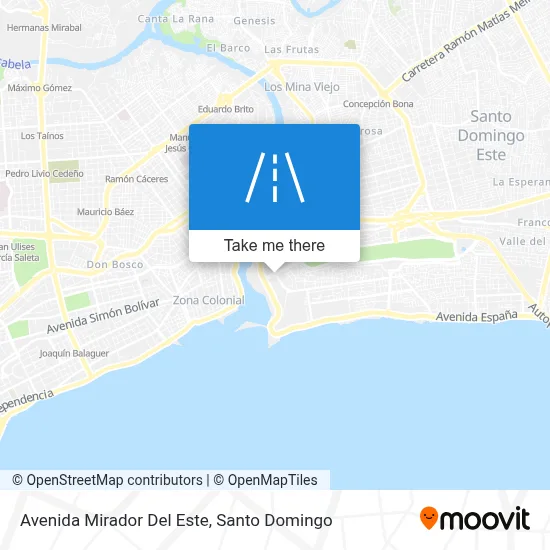 Mapa de Avenida Mirador Del Este