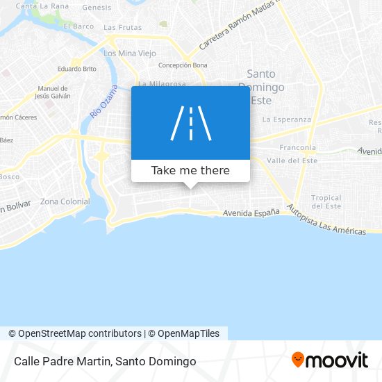 Calle Padre Martin map