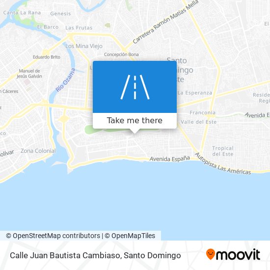 Calle Juan Bautista Cambiaso map