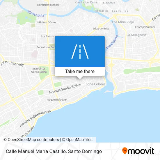 Calle Manuel María Castillo map