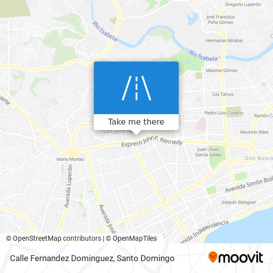 Calle Fernandez Dominguez map