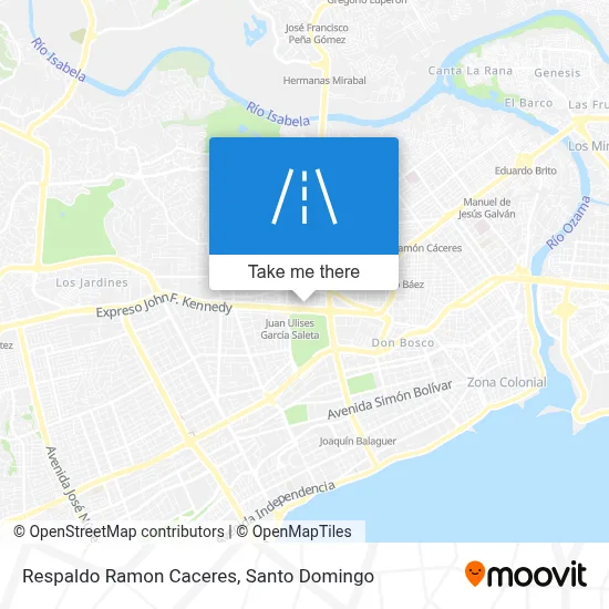 Respaldo Ramon Caceres map