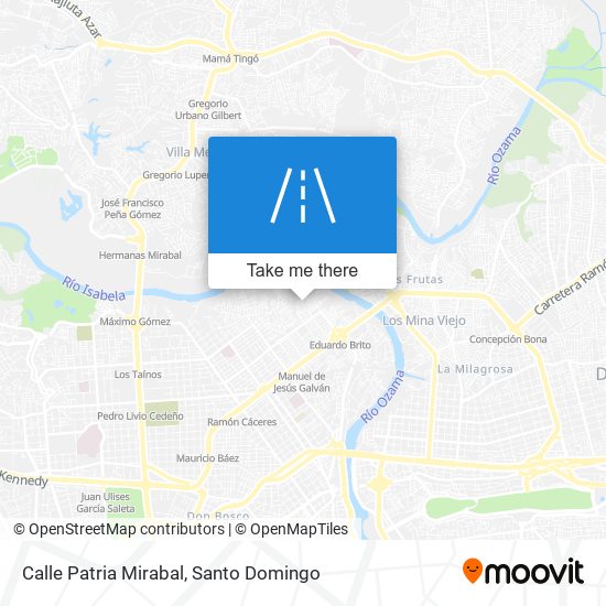 Calle Patria Mirabal map