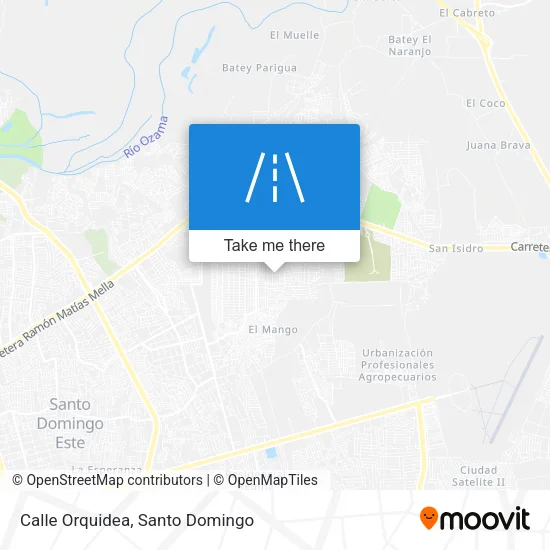 Mapa de Calle Orquidea