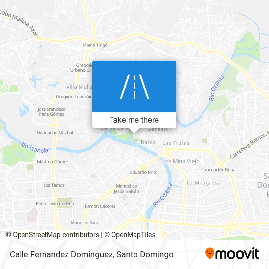 Calle Fernandez Dominguez map