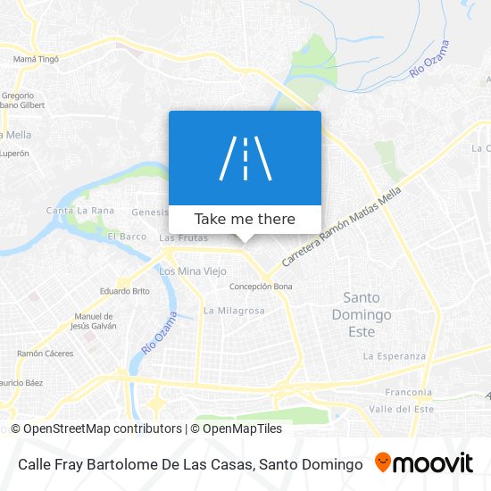 Mapa de Calle Fray Bartolome De Las Casas