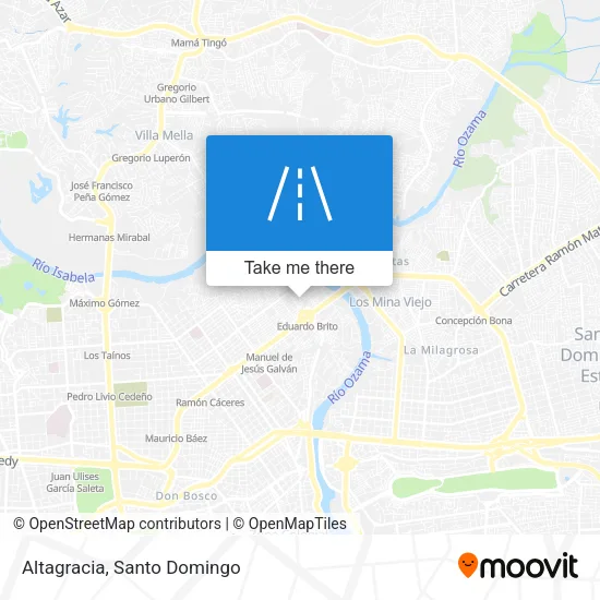 Mapa de Altagracia
