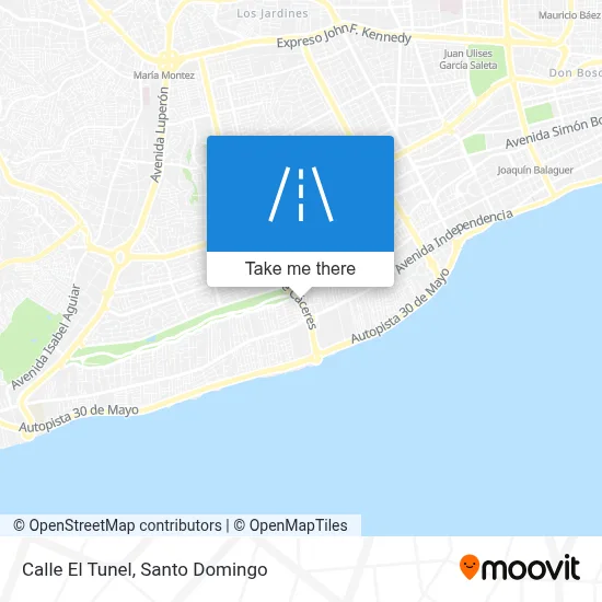 Mapa de Calle El Tunel