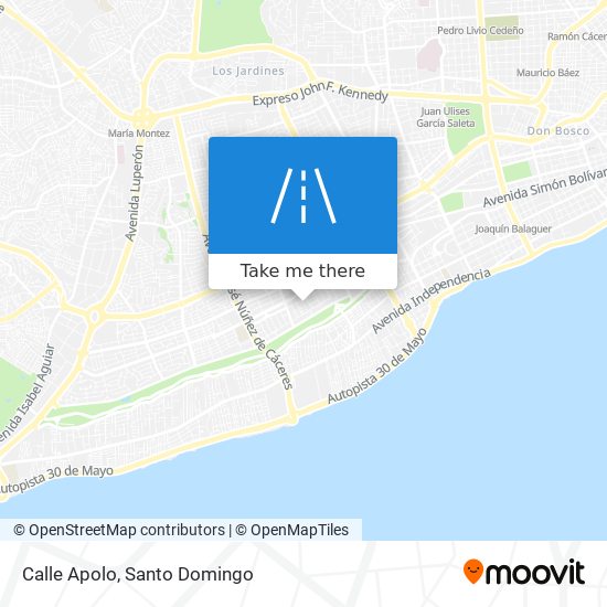 Calle Apolo map