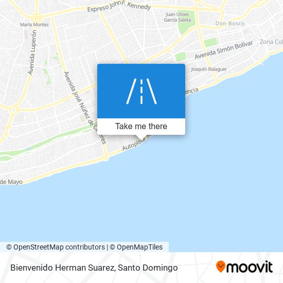 Bienvenido Herman Suarez map