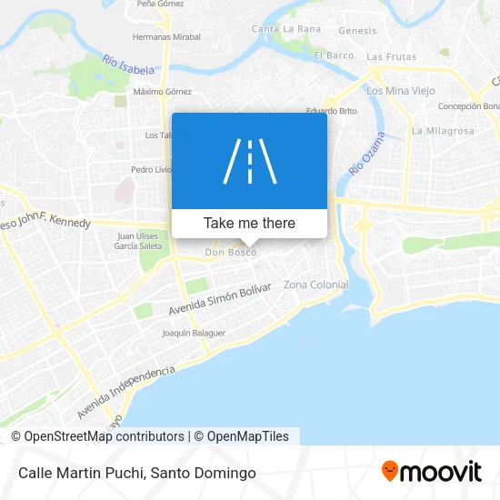 Calle Martin Puchi map