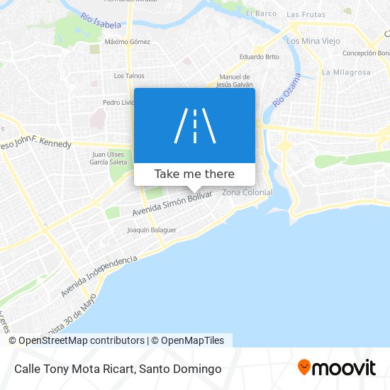 Calle Tony Mota Ricart map