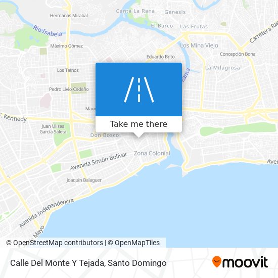 Calle Del Monte Y Tejada map