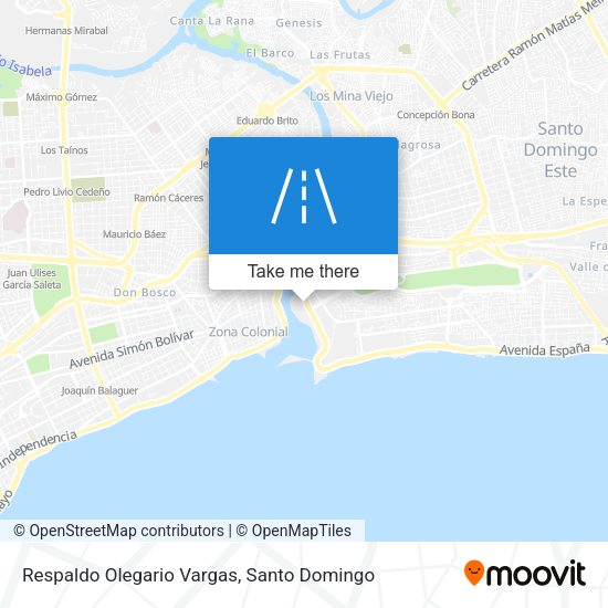 Respaldo Olegario Vargas map