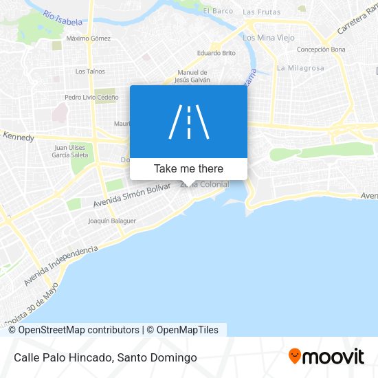 Mapa de Calle Palo Hincado