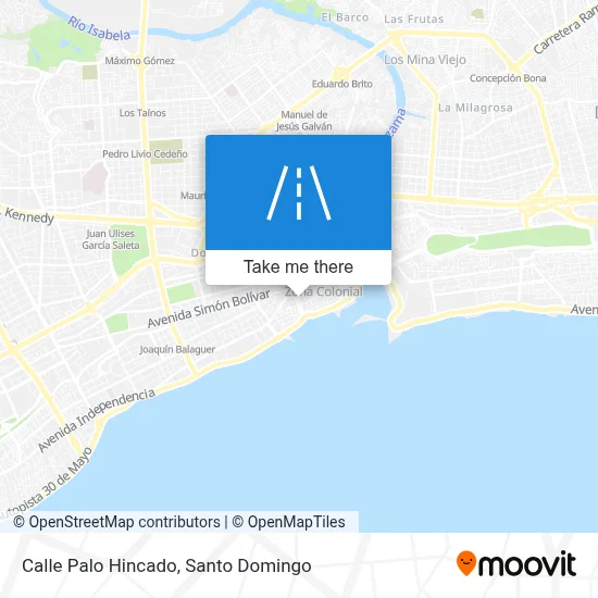 Mapa de Calle Palo Hincado