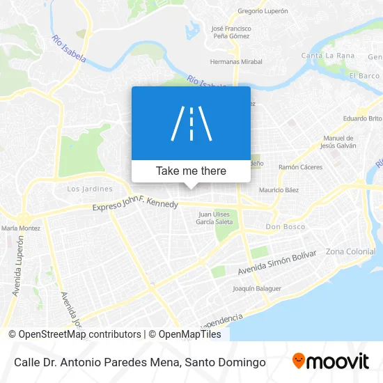 Mapa de Calle Dr. Antonio Paredes Mena