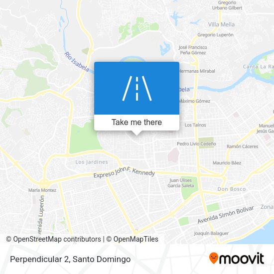 Perpendicular 2 map