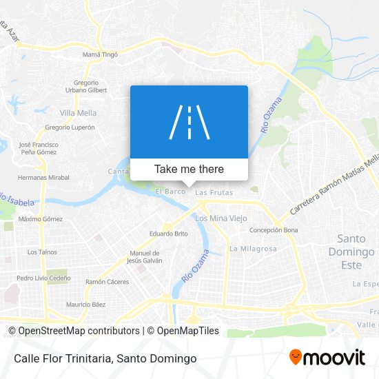 Mapa de Calle Flor Trinitaria