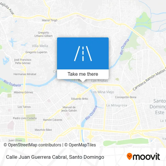 Calle Juan Guerrera Cabral map