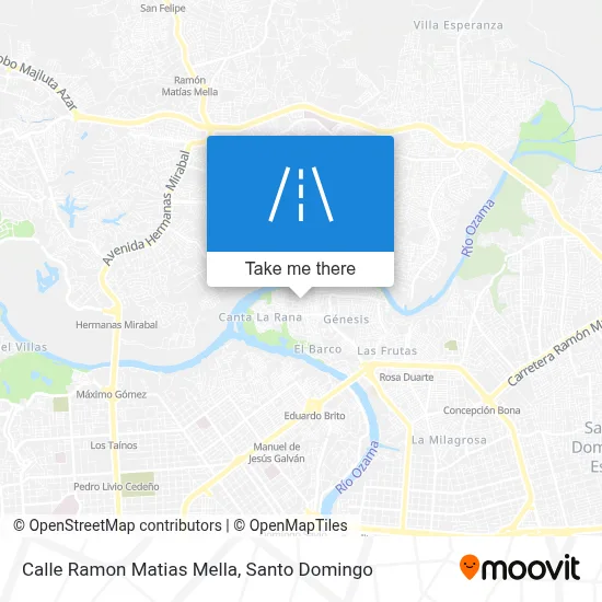 Calle Ramon Matias Mella map