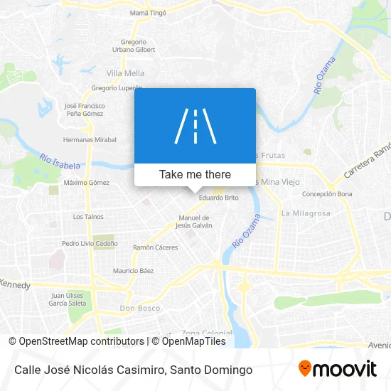 Mapa de Calle José Nicolás Casimiro