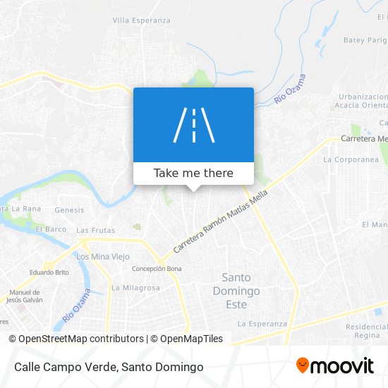 Calle Campo Verde map