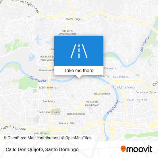 Mapa de Calle Don Quijote
