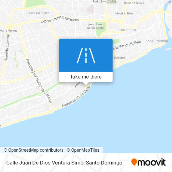 Calle Juan De Dios Ventura Simo map
