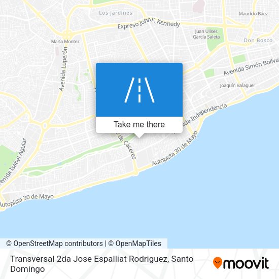 Transversal 2da Jose Espalliat Rodriguez map