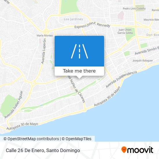 Mapa de Calle 26 De Enero