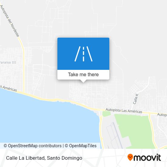 Calle La Libertad map