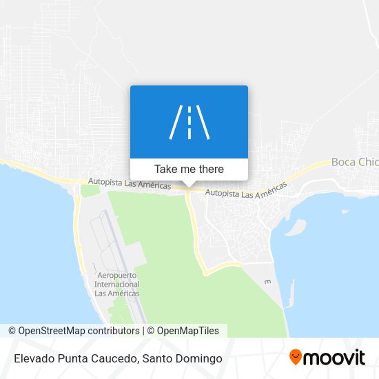 Elevado Punta Caucedo map