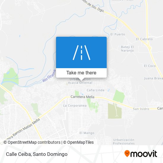 Calle Ceiba map