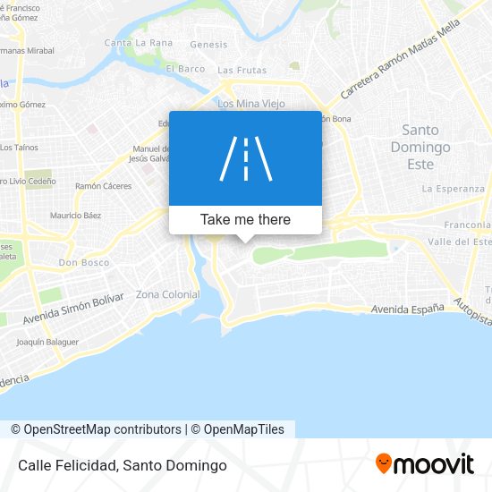 Mapa de Calle Felicidad