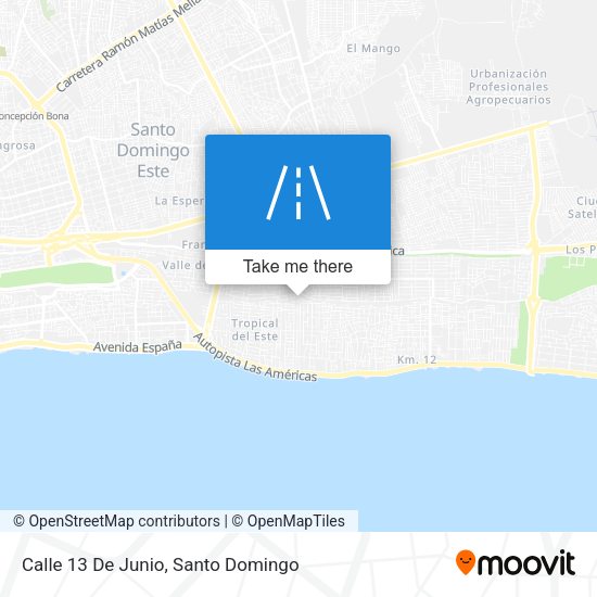 Mapa de Calle 13 De Junio