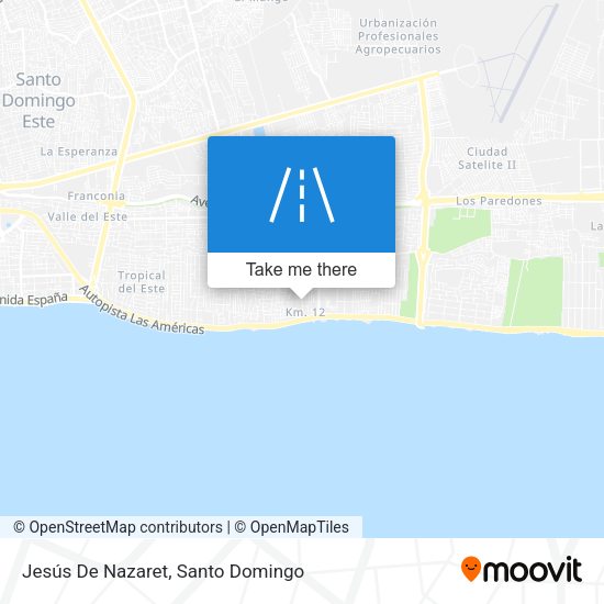 Mapa de Jesús De Nazaret