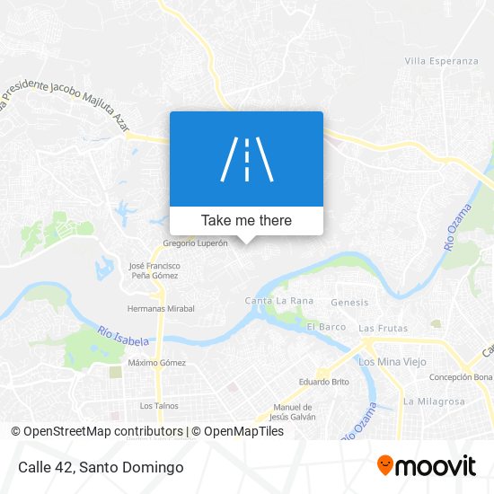 Calle 42 map