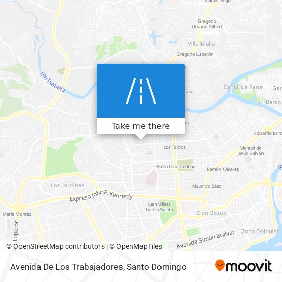 Avenida De Los Trabajadores map