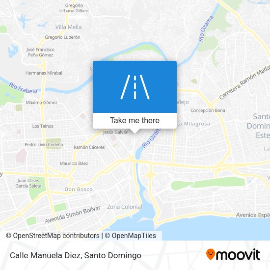 Calle Manuela Diez map