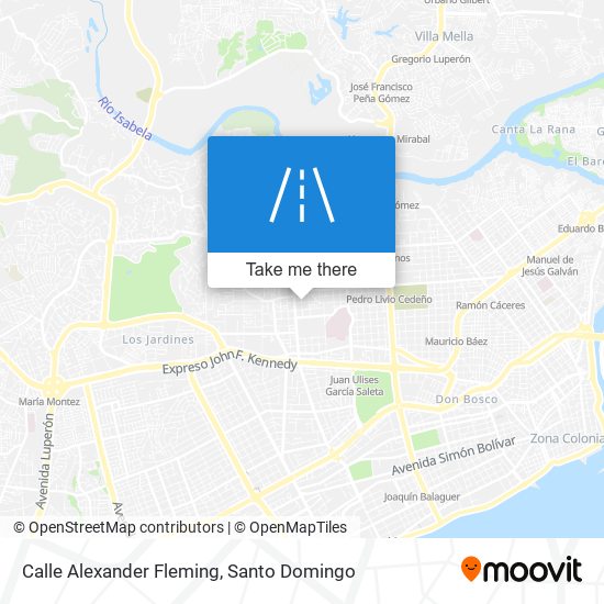 Mapa de Calle Alexander Fleming