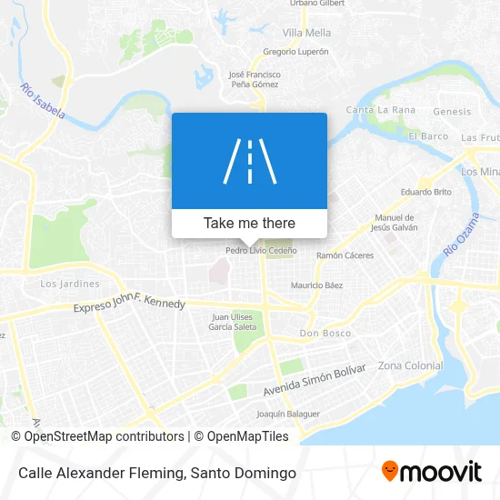 Mapa de Calle Alexander Fleming