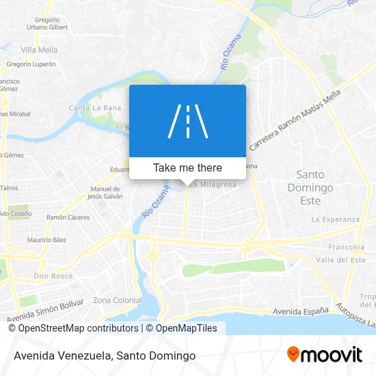 Mapa de Avenida Venezuela